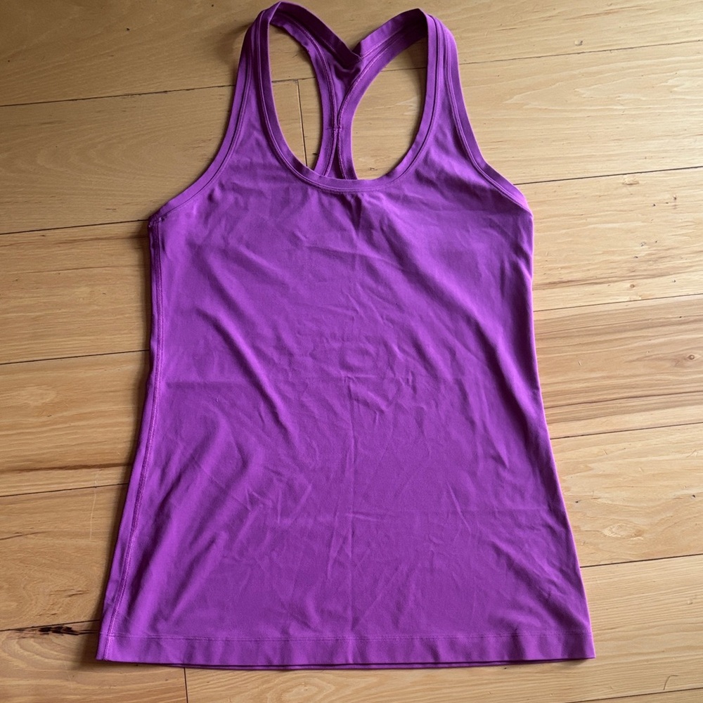 Size 8 Lululemon Athletica Racer Back Vibrant Purple Tank Top